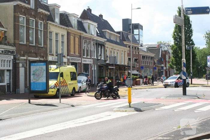 Motorrijder gewond door val op rotonde