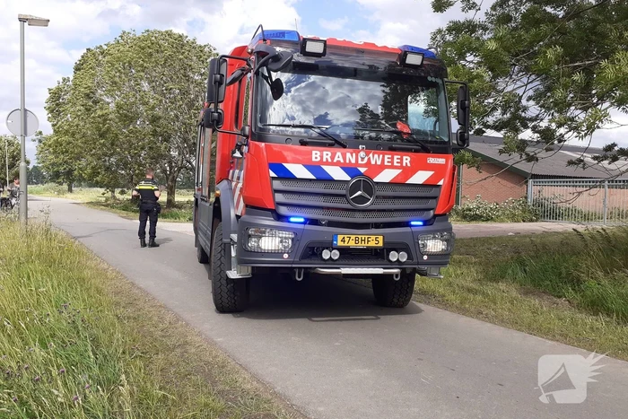 Auto volledig uitgebrand