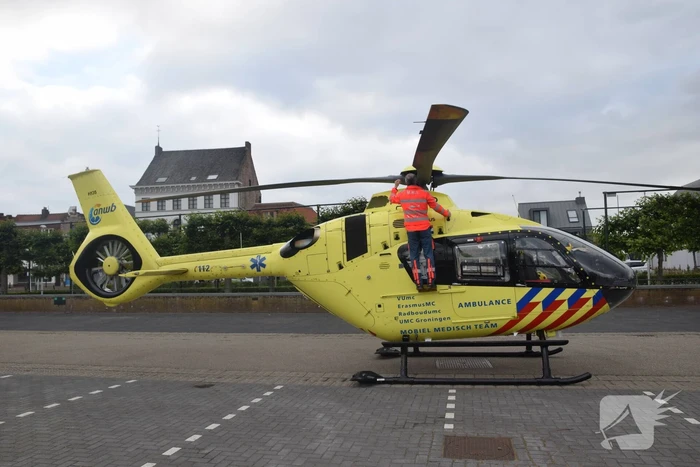 Traumahelikopter landt voor incident in voormalig klooster