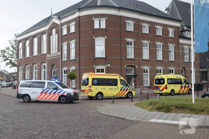 Traumahelikopter landt voor incident in voormalig klooster