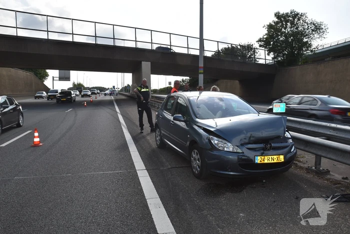 Kop-staartaanrijding bij wisselen van rijstrook
