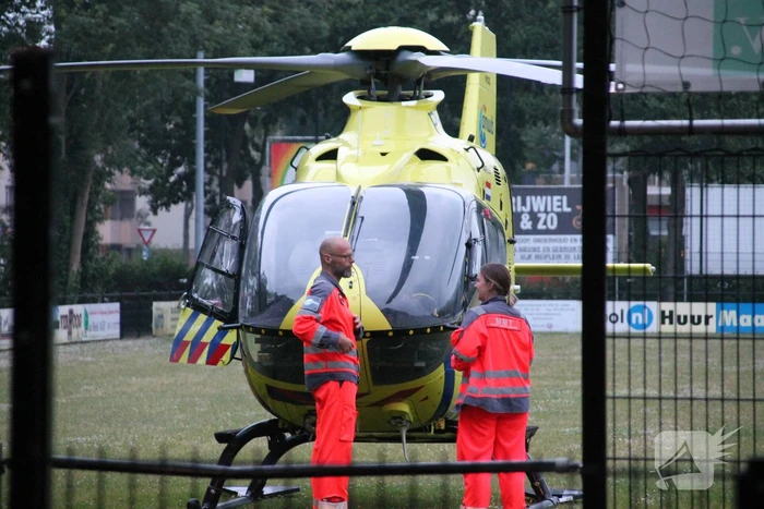 Traumahelikopter opgeroepen voor medische noodsituatie
