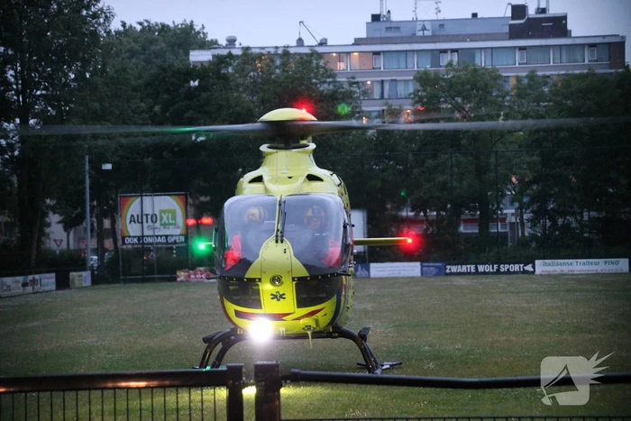 Traumahelikopter opgeroepen voor medische noodsituatie