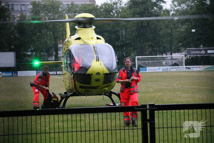 Traumahelikopter opgeroepen voor medische noodsituatie