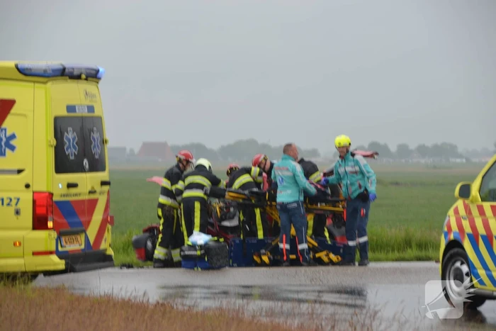 Persoon ernstig gewond bij verkeersongeval