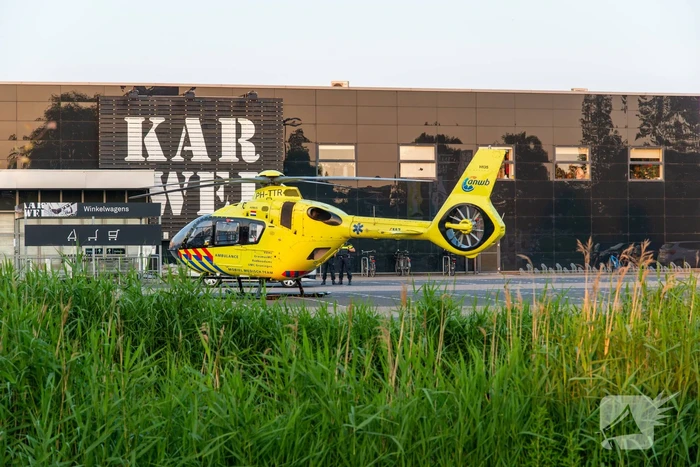 Traumahelikopter opgeroepen voor medische noodsituatie