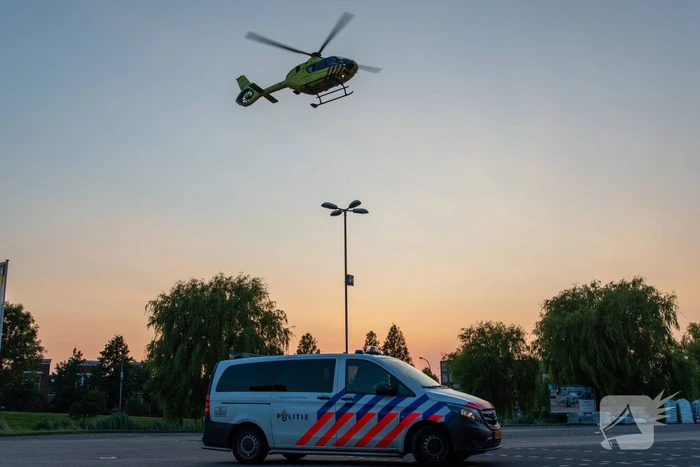 Traumahelikopter opgeroepen voor medische noodsituatie
