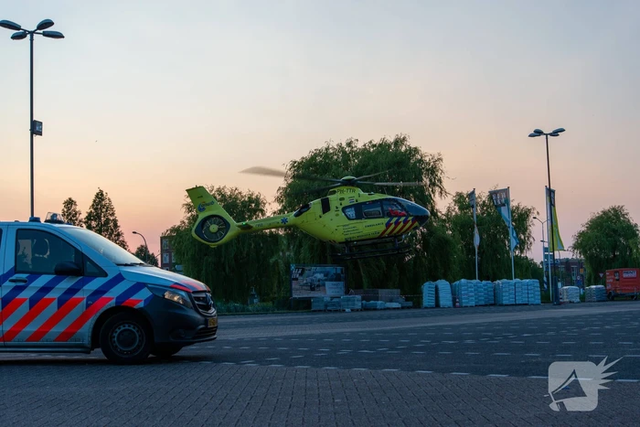 Traumahelikopter opgeroepen voor medische noodsituatie