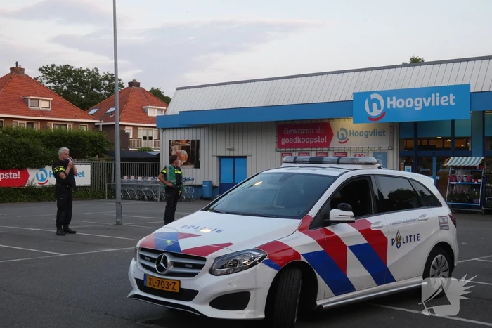 Overval op Hoogvliet supermarkt