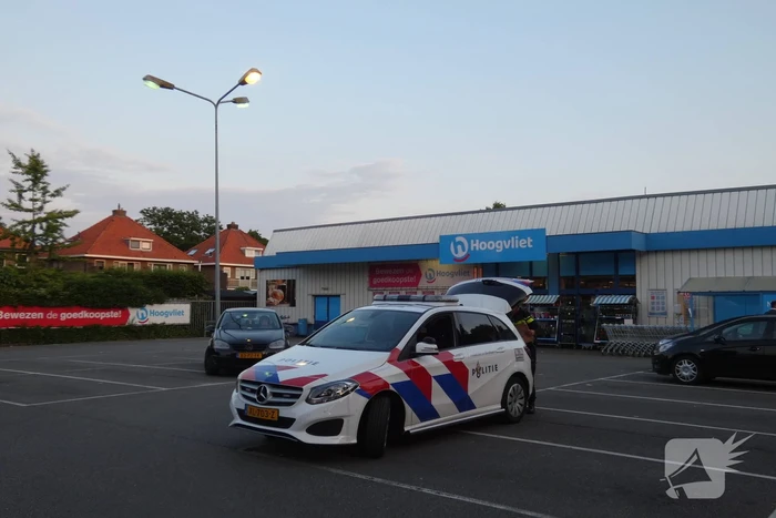 Overval op Hoogvliet supermarkt