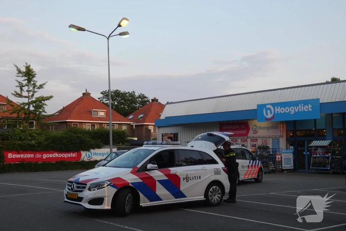 Overval op Hoogvliet supermarkt