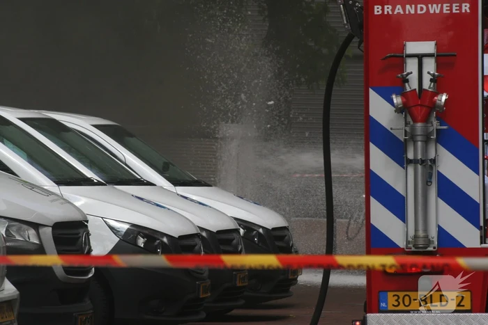 Winkels zonder stroom door brand in transformatorhuis