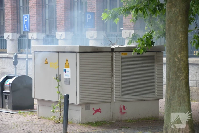 Winkels zonder stroom door brand in transformatorhuis