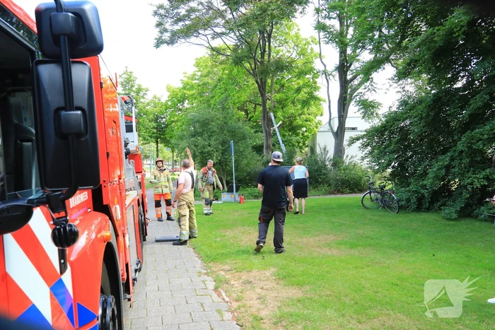 Fietspad afgesloten door gevaarlijk hangende boom