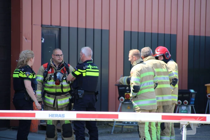 Brand bij BAM Materieel