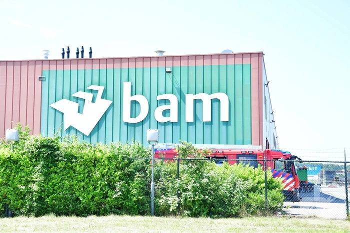 Brand bij BAM Materieel