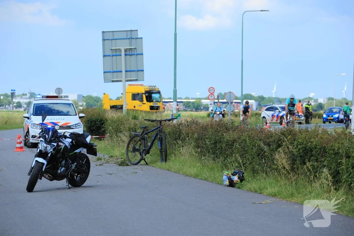 Persoon zwaargewond bij ongeval met motor