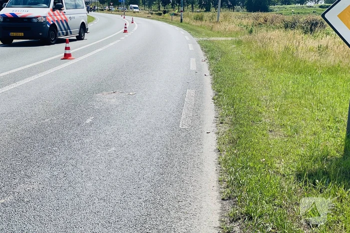 Persoon zwaargewond bij ongeval met motor