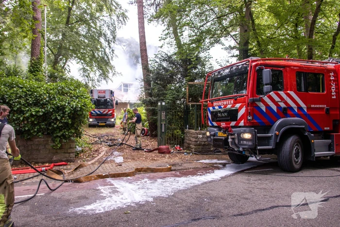 Grote brand in leegstaande villa