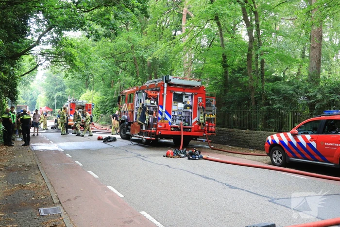 Grote brand in leegstaande villa