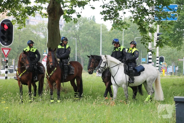 Veel politie voor demonstratie Black Lives Matters