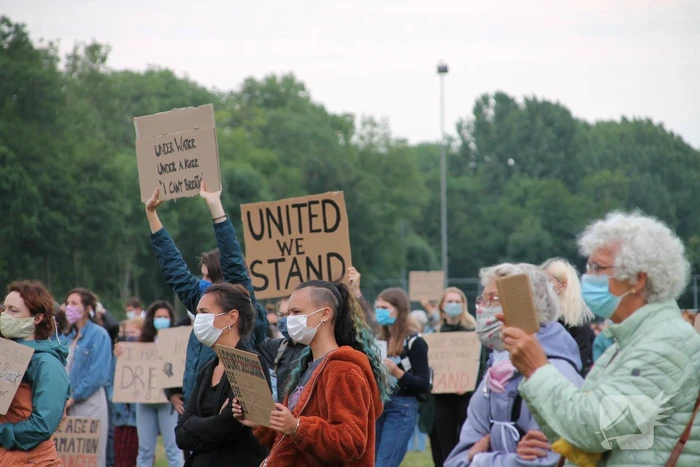 Veel politie voor demonstratie Black Lives Matters