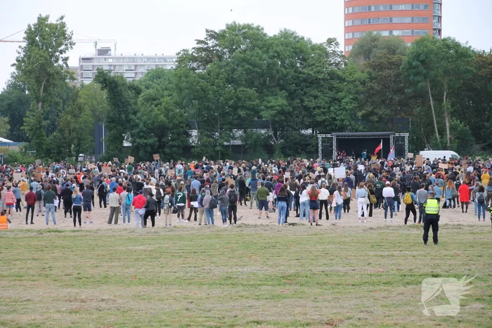 Veel politie voor demonstratie Black Lives Matters