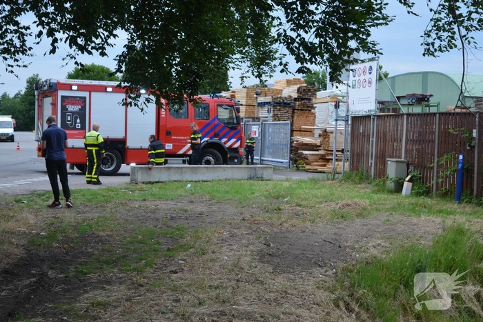Brand op industrieterrein