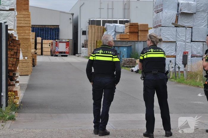 Brand op industrieterrein