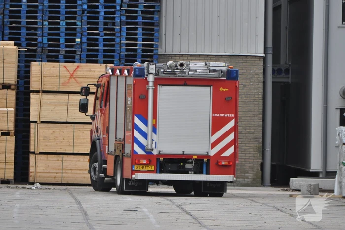 Brand op industrieterrein