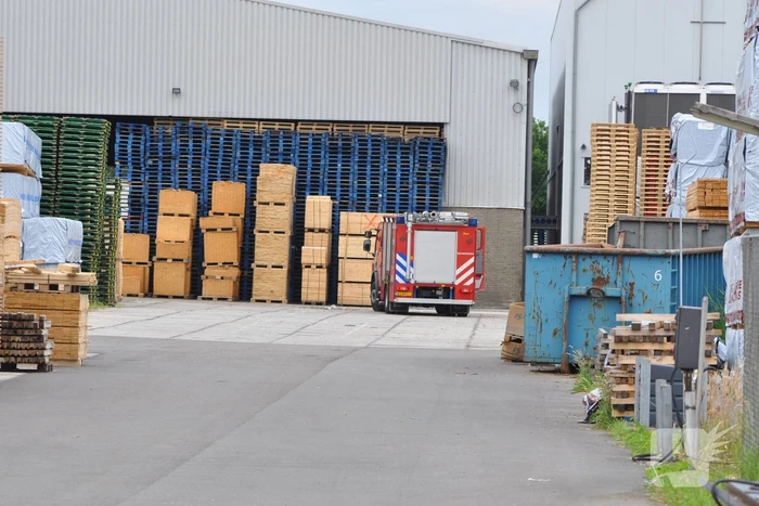 Brand op industrieterrein