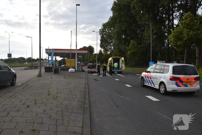 Motorrijder gewond na botsing met auto