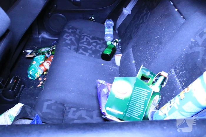 Personenauto total loss na eenzijdige botsing