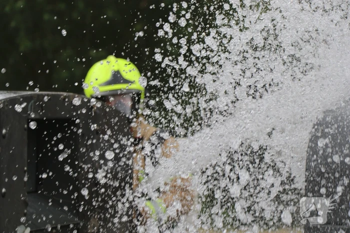 Veel rook door brand in bovengrondse container