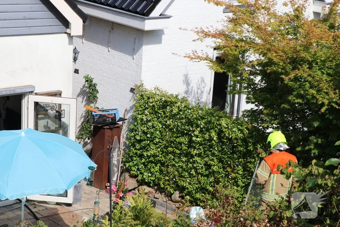Gewonden bij brand in keuken van woning
