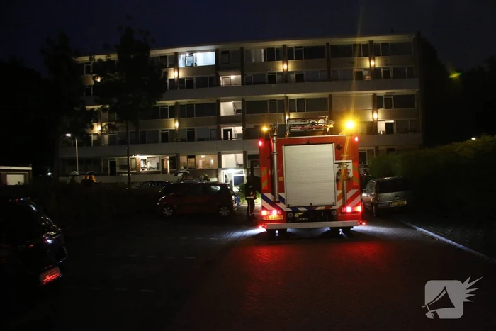 Bewoners op straat na gaslucht