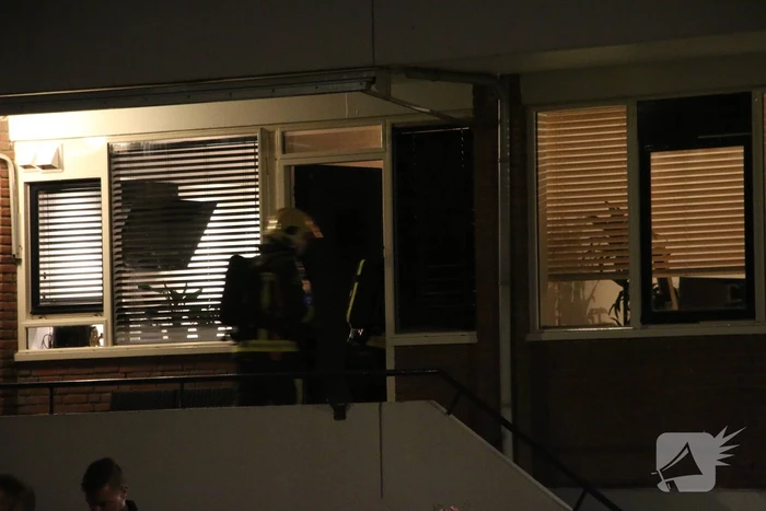 Bewoners op straat na gaslucht