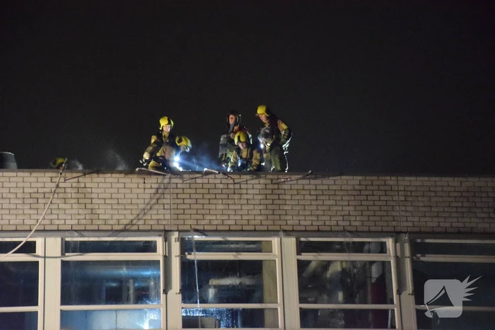 Brand in spouwmuur van Oranje Nassau College