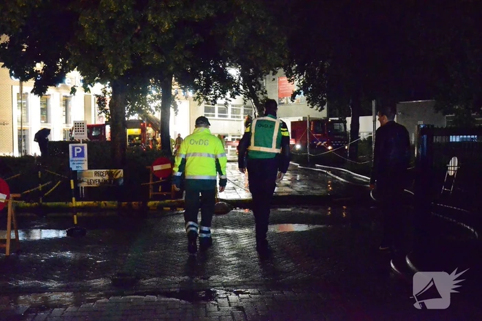 Brand in spouwmuur van Oranje Nassau College