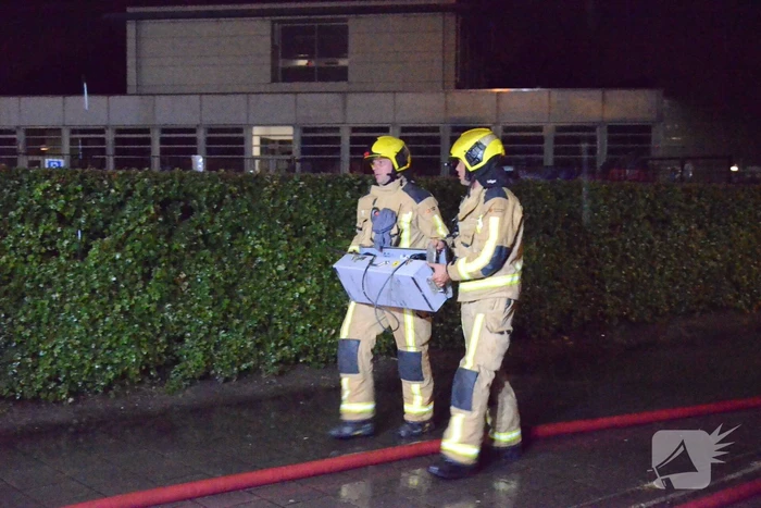 Brand in spouwmuur van Oranje Nassau College