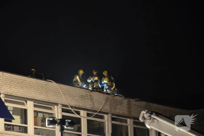 Brand in spouwmuur van Oranje Nassau College