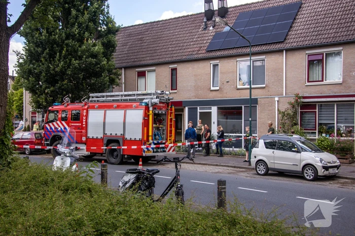 Brand in keuken van woning