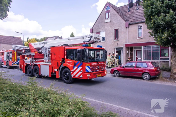 Brand in keuken van woning