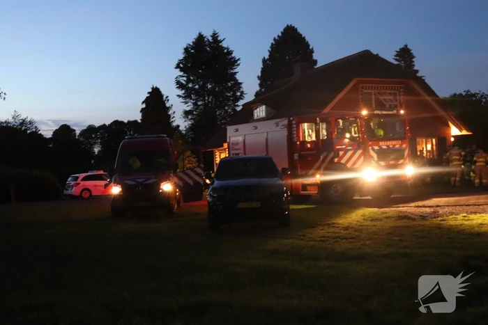 Veel rookontwikkeling bij afvalbrand