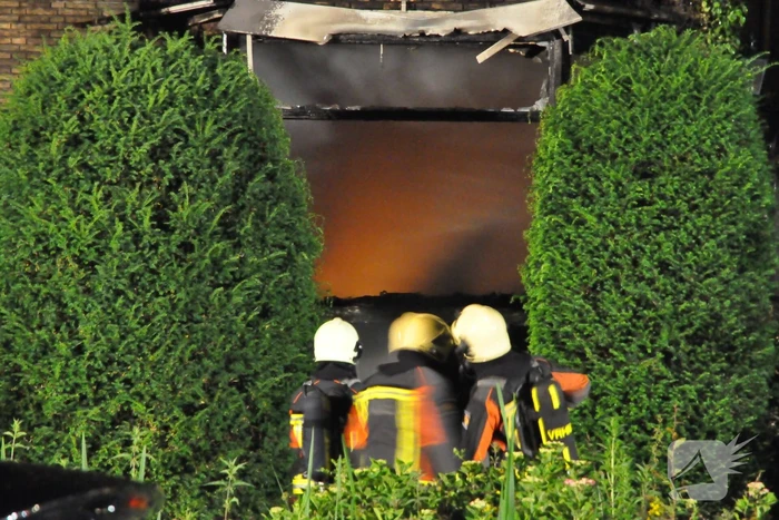 Grote brand in vrijstaande woning