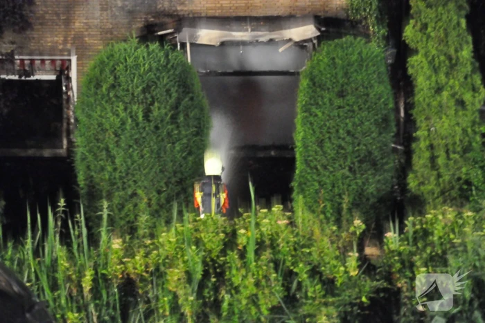 Grote brand in vrijstaande woning