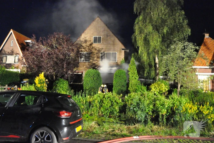 Grote brand in vrijstaande woning