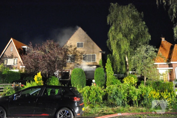 Grote brand in vrijstaande woning