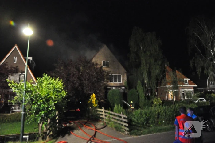 Grote brand in vrijstaande woning