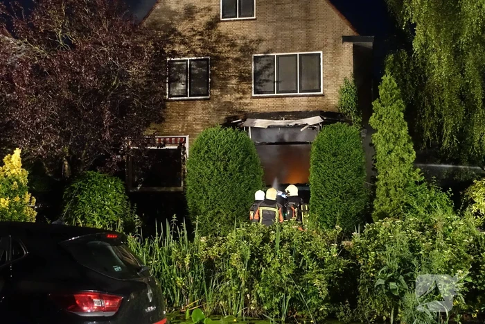 Grote brand in vrijstaande woning